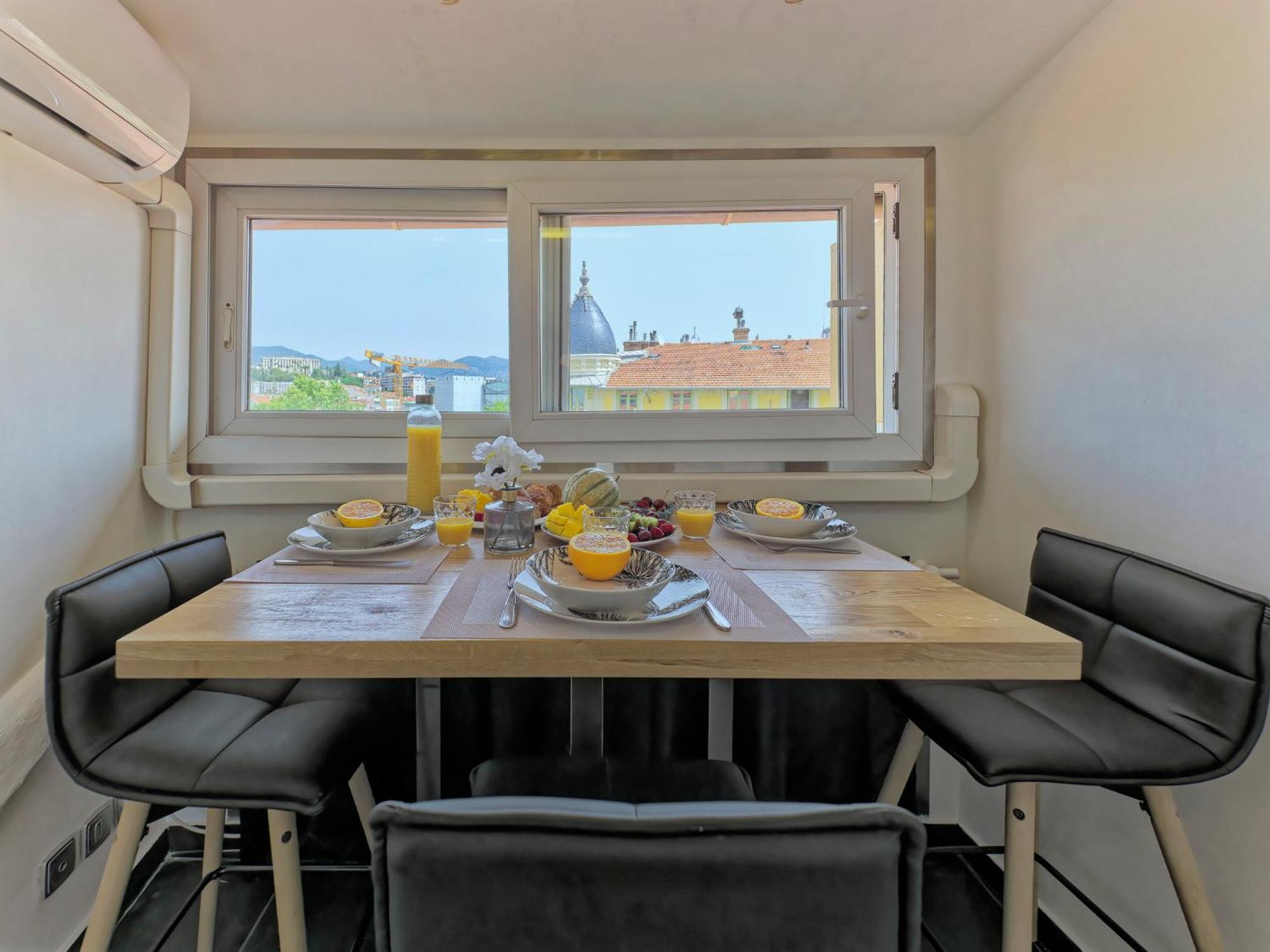 Appartement Cosy Avec Vue Panoramique ! ニース エクステリア 写真